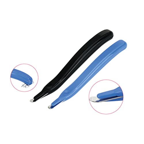 Uonlytech 3Stücke Handheld Klammerentferner Ergonomischer Nagelzieher Aus Hochwertigem Effizienter Klammerentferner Für Hefter Leicht Und Tragbar Blau Ohne Logo von Uonlytech