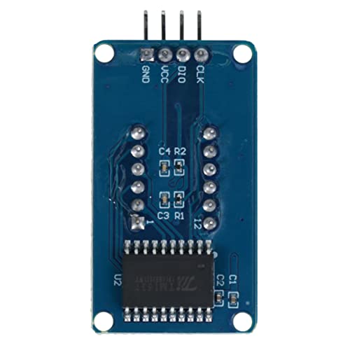 Uonlytech 4 Bit Digitale LED Anzeige Modul Mit Einstellbarer Helligkeit Für Uhrzeit Kompatibel Mit Anodenröhren Und Vier Seriellen Treiberplatinen von Uonlytech