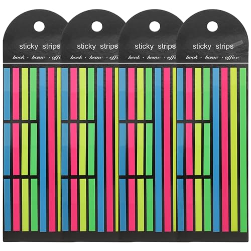 Uonlytech 4 Stück Fluoreszierende Bunte Lesestreifen Marker Bunte Textmarker Memo Notiz Tabs Lese Tabs Textmarker Klebeband Klebe Tabs Fluoreszierende Lesestreifen Für Studenten Uonlytech 4 Stück Fluoreszierende Bunte Lesestreifen Marker Bunte Textmarker Memo Notiz Tabs Lese Tabs Textmarker Klebeband Klebe Tabs Fluoreszierende Lesestreifen Für Studenten von Uonlytech