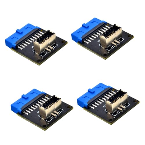 Uonlytech 4 Stück PC Adapter Interner Anschlussadapter USB 30 19 Polig Auf Typ E Key A 20 Poliger Header Adapter Für USB 30 USB 30 Konverter Auf USB Typ E Kleiner Adapter USB Uonlytech 4 Stück PC Adapter Interner Anschlussadapter USB 30 19 Polig Auf Typ E Key A 20 Poliger Header Adapter Für USB 30 USB 30 Konverter Auf USB Typ E Kleiner Adapter USB von Uonlytech