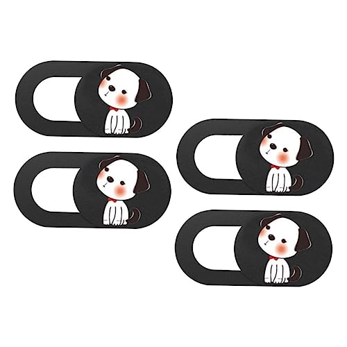 Uonlytech 4-teiliges Objektivdeckel-abdeckungsset für Laptops mit Hundemuster Dekorative Webcam-objektivabdeckungen für Zuhause Notebook-Kamera-Abdeckung von Uonlytech