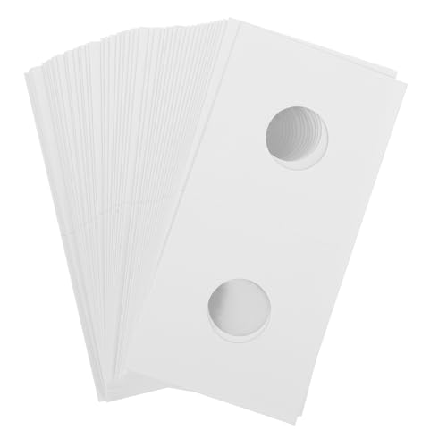 Uonlytech 400 Stück Papierklammern Für Banknoten Transparente Münzhalter Kleine Münzhalter Für Sammler Papiermünzen Organizer Münzschutz Transparente Sammelgeldhalter Münzordner Weiß von Uonlytech