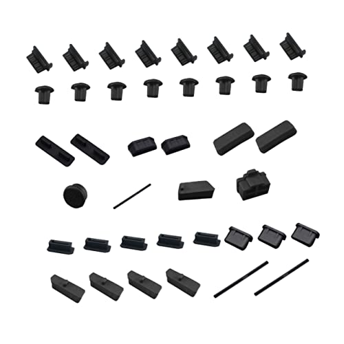 Uonlytech 40St Motherboard-Staubschutz Stopper Staubmasken Hauptplatine Computer-Motherboards Anti-Staub-Abdeckung Anti-Staub-Stecker USB Staubstopfen Type Staubschutzkappe rj45 Kieselgel von Uonlytech