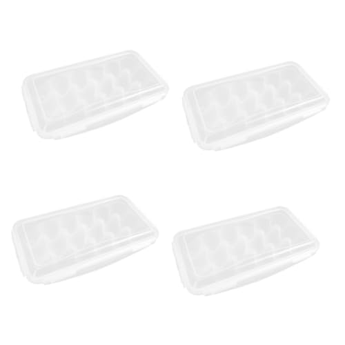Uonlytech 4Er-Box Eierbehälter aufbwahrungsbox bewahrungsbox aufbwahrungs-box vorratsboxen aufbewarboxen Eierspender Eierknacker wiederverwendbar Kühlschrank Eierhalter Ei Fall Plastik Weiß Uonlytech 4Er-Box Eierbehälter aufbwahrungsbox bewahrungsbox aufbwahrungs-box vorratsboxen aufbewarboxen Eierspender Eierknacker wiederverwendbar Kühlschrank Eierhalter Ei Fall Plastik Weiß von Uonlytech