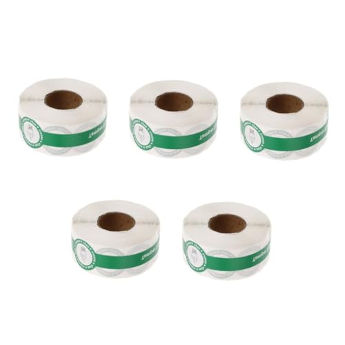 Uonlytech 5 Rollen Siegel Aufkleber Manipulationssiegel Klein Geformt Diy Backen Aufkleber Farbig Das Etikett Sicher Nachweisen Runden Aufkleber Siegel Für Liner Green Pvc Uonlytech 5 Rollen Siegel Aufkleber Manipulationssiegel Klein Geformt Diy Backen Aufkleber Farbig Das Etikett Sicher Nachweisen Runden Aufkleber Siegel Für Liner Green Pvc von Uonlytech