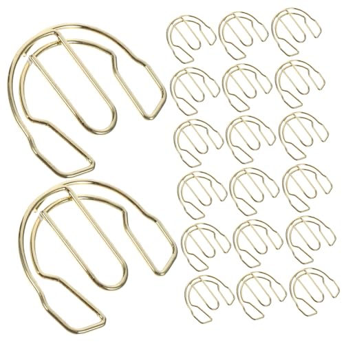 Uonlytech 50 Stück Kopfhörer -styling -papierclip Kleine Klammern Für Papier Büroklammer Zum Organisieren Massenpapierclips Kreative Büroklammern Dokumentclips Golden Metall Uonlytech 50 Stück Kopfhörer -styling -papierclip Kleine Klammern Für Papier Büroklammer Zum Organisieren Massenpapierclips Kreative Büroklammern Dokumentclips Golden Metall von Uonlytech