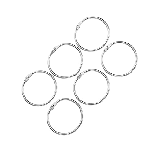 Uonlytech 50Stücke Binder Ringe Aus Lose Blattbinderringe Für Tagebücher Und Notizen Flexible Eisenbinder Clips Für Sammelalben Und Schlüsselanhänger Einfach Zu Verwenden Uonlytech 50Stücke Binder Ringe Aus Lose Blattbinderringe Für Tagebücher Und Notizen Flexible Eisenbinder Clips Für Sammelalben Und Schlüsselanhänger Einfach Zu Verwenden von Uonlytech