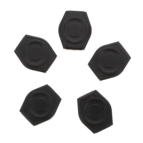 Uonlytech 5St Sichtschutz Monitor Telefonlicht Laptop-Aufkleber Webcam-Abdeckungsfolie Kappe schutzhelm Safety Helmet schieblehre -Webcam-Abdeckungen Beschützer Plastik Black von Uonlytech