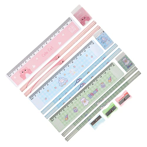 Uonlytech 6 Sätze Stationärer Satz Bleistift Studentische Radiergummis Radiergummi Radiergummi zum Zeichnen Handradierer Radiergummis für Zeichenzubehör Abs von Uonlytech