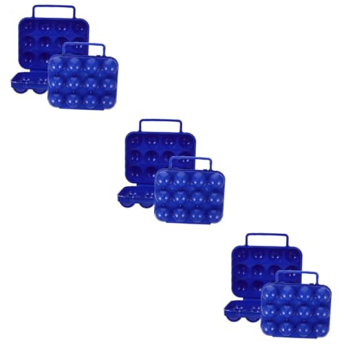 Uonlytech 6 Stk tragbarer Eierkarton Eieraufbewahrung für den Aufbewahrungsbehälter aus Kunststoff eiertablett egg tray Vorratsbehälter Eierhalter für Eier-Organizer Uonlytech 6 Stk tragbarer Eierkarton Eieraufbewahrung für den Aufbewahrungsbehälter aus Kunststoff eiertablett egg tray Vorratsbehälter Eierhalter für Eier-Organizer von Uonlytech