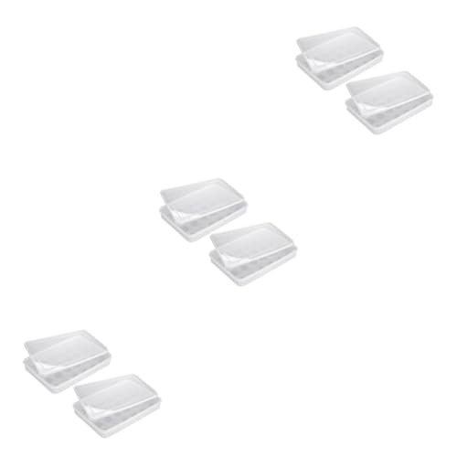 Uonlytech 6 Stück 24 Eierbehälter Eierhalter Kühlschrankbehälter aufbewahrungsdose storage boxes küchenaccessoires plastic container Eierablage Lebensmittel Aufbewahrungskiste schärfer Weiß Uonlytech 6 Stück 24 Eierbehälter Eierhalter Kühlschrankbehälter aufbewahrungsdose storage boxes küchenaccessoires plastic container Eierablage Lebensmittel Aufbewahrungskiste schärfer Weiß von Uonlytech