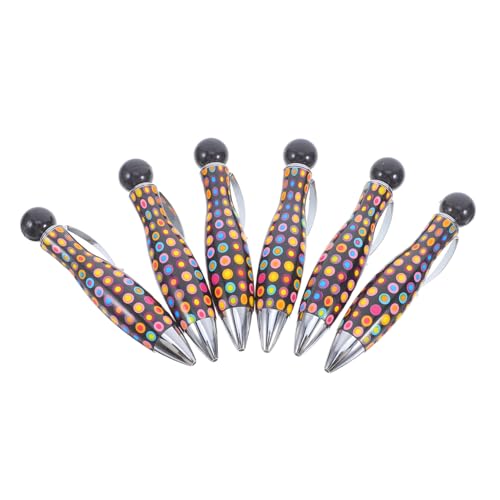Uonlytech 6 Stück Kleinspenstballstift Lustige Stifte Für Tintenroller Mini-kugelschreiber Stift Aus Massivem Messing Mini-stift Bowling-kugelschreiber Metallstift Black Plastik von Uonlytech