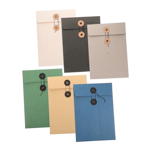 Uonlytech 6 Stück Portfolio-Umschlag Tasche Ordner Beutel Büro schnappen Unterlagen dokumentieren Schulmappen Papierhalter Quittungsorganisator praktischer Aktenhalter Dokumentenmappen Kabel Uonlytech 6 Stück Portfolio-Umschlag Tasche Ordner Beutel Büro schnappen Unterlagen dokumentieren Schulmappen Papierhalter Quittungsorganisator praktischer Aktenhalter Dokumentenmappen Kabel von Uonlytech