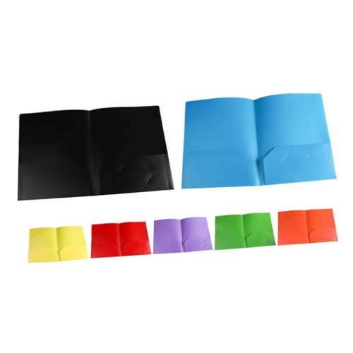 Uonlytech 7 Stück Aktenhalter Multi Zwei-taschen-ordner Aktenordner Aus Papier Ordner Mit 2 Taschen Portfolio-ordner Schreibtisch Farbig Taschenordner Unterlagen Pp Uonlytech 7 Stück Aktenhalter Multi Zwei-taschen-ordner Aktenordner Aus Papier Ordner Mit 2 Taschen Portfolio-ordner Schreibtisch Farbig Taschenordner Unterlagen Pp von Uonlytech
