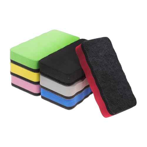 Uonlytech 7 Stück Trocken Abwischbarer Radiergummi Lehrergeschenk Radiergummis Zum Trockenlöschen Büro-trockenlöscher Whiteboard-reinigungstool Für Klassenzimmer Eva von Uonlytech