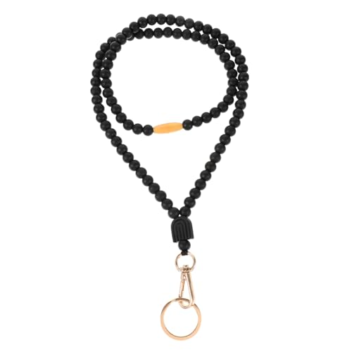 Uonlytech Anti-Hook-Kette Männer Blau arbeiten Perlenseil für Abzeichen Name Gold schlüsselanhänger Ausweishalter mit Perlen ID-Karten-Lanyards Perlschnur Silikon-Gummi Black Uonlytech Anti-Hook-Kette Männer Blau arbeiten Perlenseil für Abzeichen Name Gold schlüsselanhänger Ausweishalter mit Perlen ID-Karten-Lanyards Perlschnur Silikon-Gummi Black von Uonlytech