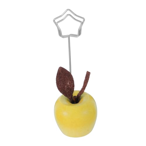 Uonlytech Apple Message Ordner Apfeldekor Briefbeschwerer Für Schreibtischfrauen Süße Memo-clips Desktop - Tischkartenhalter Bildhalter Schreibtischschmuck Foto-display-clip Yellow Holz Uonlytech Apple Message Ordner Apfeldekor Briefbeschwerer Für Schreibtischfrauen Süße Memo-clips Desktop - Tischkartenhalter Bildhalter Schreibtischschmuck Foto-display-clip Yellow Holz von Uonlytech