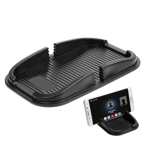 Uonlytech Auto Armaturenbrett Pad Multifunktionale Halterung für Handy Schlüssel Mehr Strapazierfähiges rutschfest Schwarz für Autozubehör Uonlytech Auto Armaturenbrett Pad Multifunktionale Halterung für Handy Schlüssel Mehr Strapazierfähiges rutschfest Schwarz für Autozubehör von Uonlytech