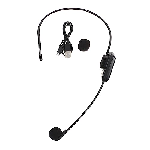 Uonlytech Bequemes Drahtloses Unterrichtsmikrofon Für Fm Headset Mit Professionellem Für Künstler Für Konferenzen Performances von Uonlytech