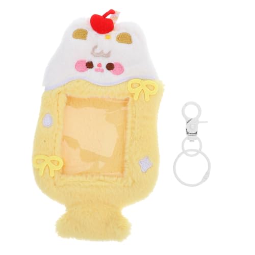 Uonlytech Cartoon-Schlüsselanhänger ID Lanyard Ausweishalter Bibliotheksausweis-Schlüsselanhänger Schlüsselkette Karikatur süße Kartenhüllen Kpop-Kartenhalter Plüsch Yellow Uonlytech Cartoon-Schlüsselanhänger ID Lanyard Ausweishalter Bibliotheksausweis-Schlüsselanhänger Schlüsselkette Karikatur süße Kartenhüllen Kpop-Kartenhalter Plüsch Yellow von Uonlytech