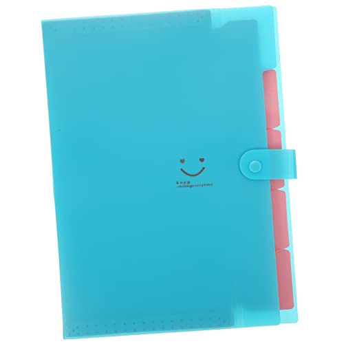 Uonlytech Dateiordner Tragbarer Ordnungsmappe mit Fächern für Büro Schule und Reisen Langlebig und Einfach für Optimale Dokumentenorganisation von Uonlytech