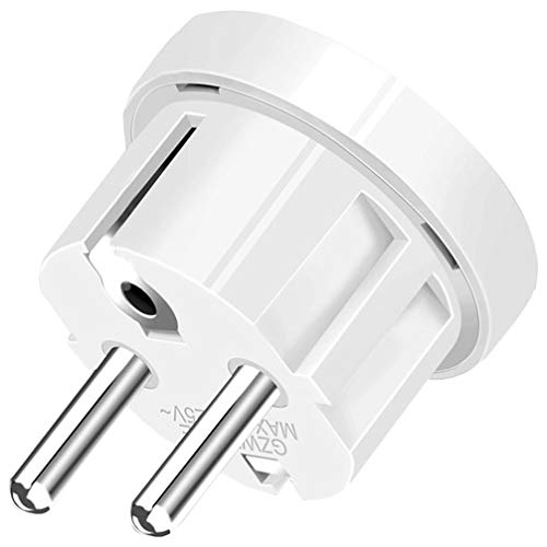 Uonlytech Europäischer Standardadapter 4. 8-Mm-EU-Reiseadapter Nationaler Standard zum Europäischen Standard-Steckdosenstecker für Geschäftsreisen Uonlytech Europäischer Standardadapter 4. 8-Mm-EU-Reiseadapter Nationaler Standard zum Europäischen Standard-Steckdosenstecker für Geschäftsreisen von Uonlytech