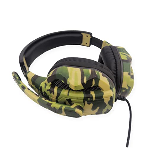 Uonlytech Gaming Headset mit Mikrofon Camouflage Design Leicht Ergonomisch Kompatibel mit Mobiltelefonen Computern für Realistischen Soundgenuss Uonlytech Gaming Headset mit Mikrofon Camouflage Design Leicht Ergonomisch Kompatibel mit Mobiltelefonen Computern für Realistischen Soundgenuss von Uonlytech