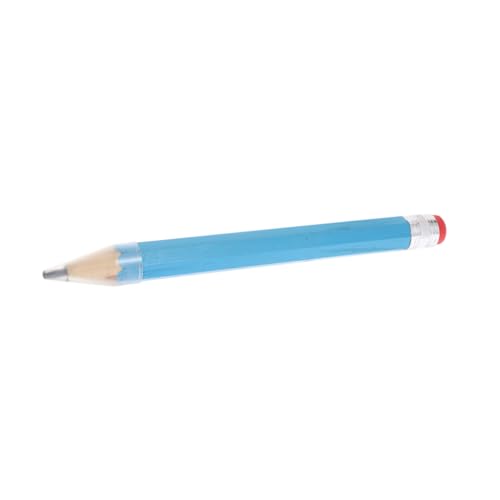 Uonlytech Großer Holzbleistift Übergroße Requisiten Yucustoms Großer Bleistift Riesiger Stift Trommelstifte Dreieckige Bleistifte Für Für Immer Bleistift Duschstift Blauer Riese Blue von Uonlytech