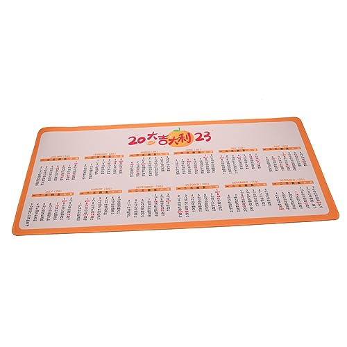 Uonlytech Großes Mauspad mit Schreibtischkalender Rutschfeste Gummiunterlage Ergonomisches Mauskissen für Computer Vielseitig für Büro und Gaming Langlebig Uonlytech Großes Mauspad mit Schreibtischkalender Rutschfeste Gummiunterlage Ergonomisches Mauskissen für Computer Vielseitig für Büro und Gaming Langlebig von Uonlytech