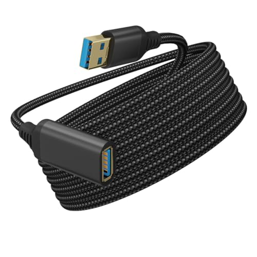 Uonlytech High-Speed ​​10ft USB 3.0 auf Buchse Kabel Geflochtenes Nylon für Drucker USB 2.0 Kompatibel von Uonlytech