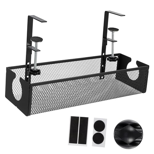 Uonlytech Kabelaufbewahrungsregal organisieren Drahtorganisator unter dem Schreibtisch Daten Kabelhalter für Schreibtisch unter der Schreibtischablage Kohlenstoffstahl Black Uonlytech Kabelaufbewahrungsregal organisieren Drahtorganisator unter dem Schreibtisch Daten Kabelhalter für Schreibtisch unter der Schreibtischablage Kohlenstoffstahl Black von Uonlytech