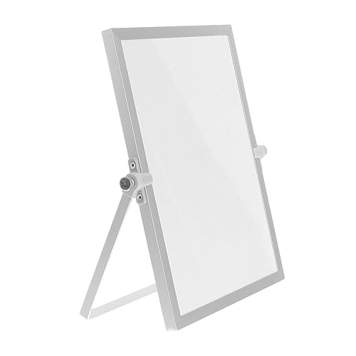 Uonlytech Kleines Desktop Whiteboard mit Abwischbare Planer Erinnerungstafel für Büro Zuhause und Schule für Notizen To Do Listen und Persönliche Nachrichten von Uonlytech
