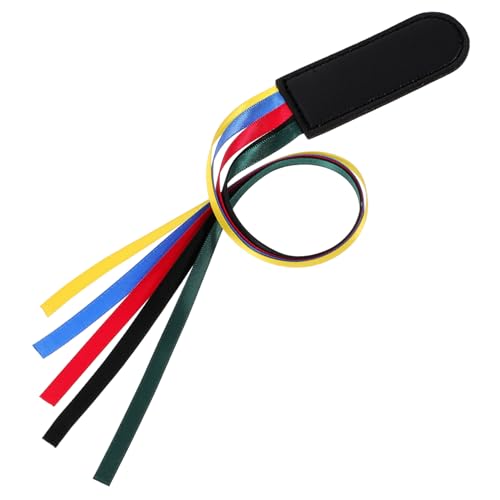 Uonlytech Lesezeichen aus Leder Bibelband-Lesezeichen Buchseite süße Lesezeichen Farbe Band für Lesezeichen Buchregisterkarten Bandseitenmarkierungen Bandlaschen Satin- Black von Uonlytech