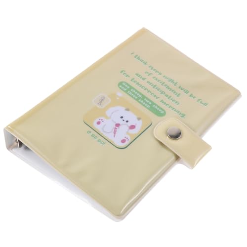 Uonlytech Losebuchbuch Broschüre süßer Ordner Ordnerhülle 6-Ringe Buchbinder aus Papier Postkarten Alben Notizblock Dokumentenordner nachfüllbare Ordnerabdeckung Ringbuchhüllen Plastik Gelb Uonlytech Losebuchbuch Broschüre süßer Ordner Ordnerhülle 6-Ringe Buchbinder aus Papier Postkarten Alben Notizblock Dokumentenordner nachfüllbare Ordnerabdeckung Ringbuchhüllen Plastik Gelb von Uonlytech