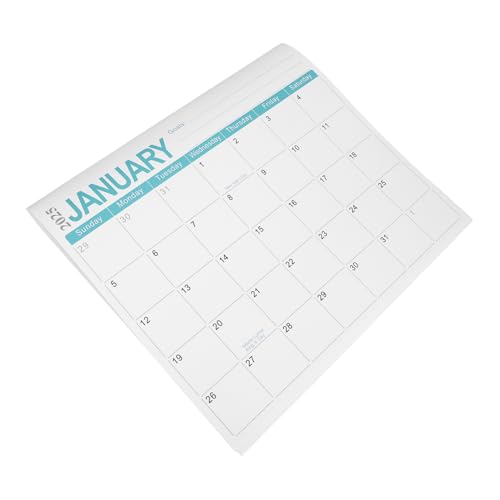 Uonlytech Magnetischer Kühlschrankmagnetkalender Papier Kalender 2025 Wandkalender Kühlschrank süß für Artikel Kalander magnetische Kalender magnetischer Kalender Weich magnetisch Blau von Uonlytech