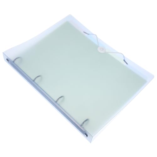 Uonlytech Mappe Planerordner Loch Bindemittel Dokumentieren Dateiorganisator Büro Abdeckung Notizbuchordner Mit Losen Blättern Unterlagen Papierbinder Notizbücher Aktenordner Blau Plastik von Uonlytech