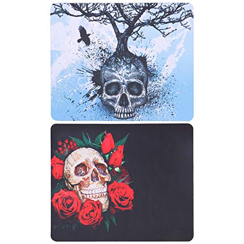 Uonlytech Mauspad 2Pcs Halloween Mauspad Zuckersch? Rote Rose Spielmatte Schreibtisch Mousepad Gummi Anti- -Matte für Bürocomputer Laptop Tischdekoration Gaming-Pad Uonlytech Mauspad 2Pcs Halloween Mauspad Zuckersch? Rote Rose Spielmatte Schreibtisch Mousepad Gummi Anti- -Matte für Bürocomputer Laptop Tischdekoration Gaming-Pad von Uonlytech