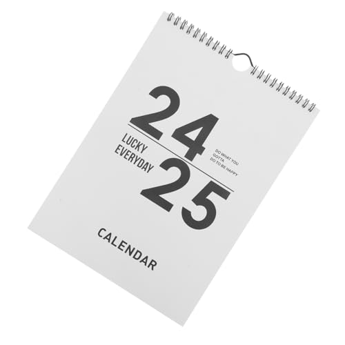 Uonlytech Mini-kalender Zum Zerreißen Stehender Flip-kalender Großer Wandkalender Kalender Für Die Wand Trocken Abwischbarer Tafelkalender Kleiner Wandkalender Weiß Papier von Uonlytech