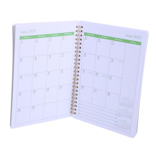 Uonlytech Monatsplaner Agenda Notebook Arbeiten Notizblock Notizbuch, Hardcover-kalender, Tagebuchplaner Planer 2025–2027 Gebundener Akademischer Planer Multi Schule Terminkalender Papier von Uonlytech