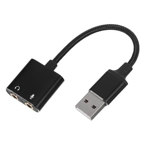 Uonlytech Soundkartenkonverter Audiokabel-klinkenkonverter Audio-mikrofonadapter Headset-Adapter Kopfhörer-Splitter Für Computer Uonlytech Soundkartenkonverter Audiokabel-klinkenkonverter Audio-mikrofonadapter Headset-Adapter Kopfhörer-Splitter Für Computer von Uonlytech