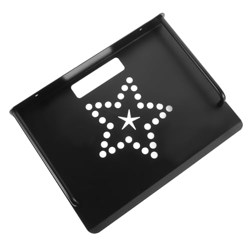 Uonlytech Projektorhalterung büroradio bürolocher Space Saver spielekonsolen ferngesteuerte offic klein Aluminium Schwebend montiert Router -Regal Projektorfach Router-Speicherhalter Black von Uonlytech