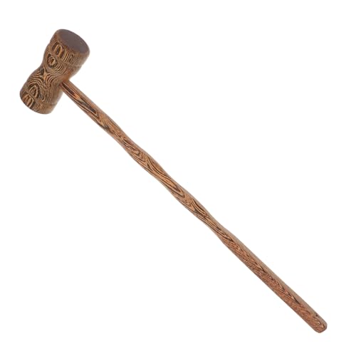 Uonlytech Richterhammer Aus Holz Holzhammer Richter Kostüm Spielzeughammer Auktionspaddel Richter Kostüm Für Richterhammer Hammer Und Block Brown von Uonlytech