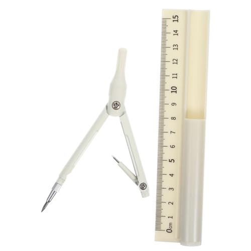 Uonlytech Set Zirkel Stift Lineal Kompasse Zeichenzirkel Dreieck Lineal Zirkel Zeichenwerkzeug Kompass Für Geometrie Helix Kreismacher Mathe Kompass Geometrie Werkzeuge Mathe Winkelmesser von Uonlytech