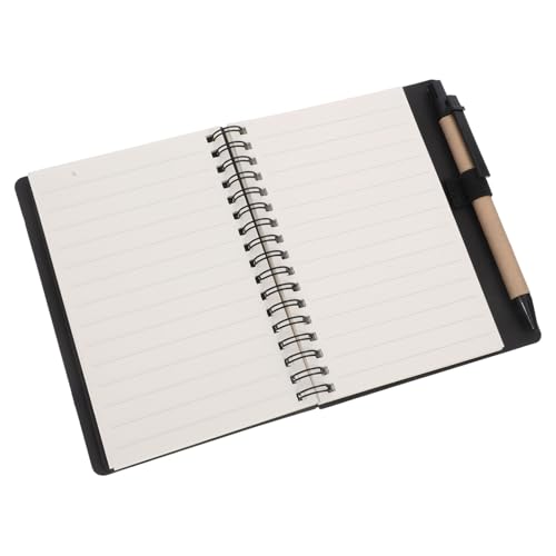 Uonlytech Spule Notizbuch Notizblock und Stift Kraftpapier Notizbuch Notizbücher mit Tabs Notebook Sticky Tabs notizbuch mit farbigem papier Taschennotizbuch mit Stift pp Schwarz Uonlytech Spule Notizbuch Notizblock und Stift Kraftpapier Notizbuch Notizbücher mit Tabs Notebook Sticky Tabs notizbuch mit farbigem papier Taschennotizbuch mit Stift pp Schwarz von Uonlytech