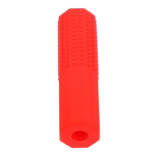Uonlytech Stiftetui Aus Silikon Bleistift -top Eraser Austausch Der Stiftkappe Bleistiftabdeckungen Topper Für Bleistiftradiergummis Kappenradierer Für Bleistifte Stifthalter Kieselgel Rot von Uonlytech