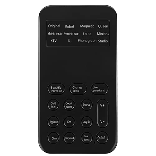 Uonlytech Stimmwechsler Stimmveränderndes Gerät Sprachwechsler-gerät Sprachwechsler Für Krachmacher Computer-sprachwechsler Tragbarer Sprachwechsler Mikrofon Stimme Black Abs Uonlytech Stimmwechsler Stimmveränderndes Gerät Sprachwechsler-gerät Sprachwechsler Für Krachmacher Computer-sprachwechsler Tragbarer Sprachwechsler Mikrofon Stimme Black Abs von Uonlytech