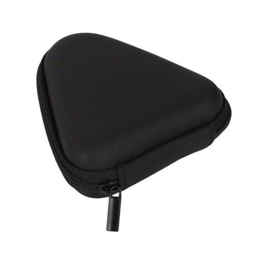 Uonlytech Tasche für Datenleitungen kopfhörer Box Headset case kopfhörer etui Kopfhörer Schutzcover Kopfhörer Schutzetui Kopfhörer Aufbewahrung kopfhörer zubehör Headset Accessories Black von Uonlytech