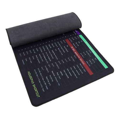 Uonlytech Tastatur-Pad groß Schreibtisch Und Weiß für Klaviatur Unterlage Gaming -Tastatur Computermatte Desktop -Matte Computer Desk Pad Tastaturmatten -Pads natürliches Gummi von Uonlytech