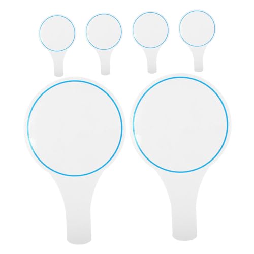 Uonlytech Tragbare, Trocken Abwischbare Anzeigetafel, 6 Stück: Leeres Handheld-whiteboard Für Spiele, Abstimmungen – Kleines Whiteboard Für Richter, Studenten Und Büro von Uonlytech