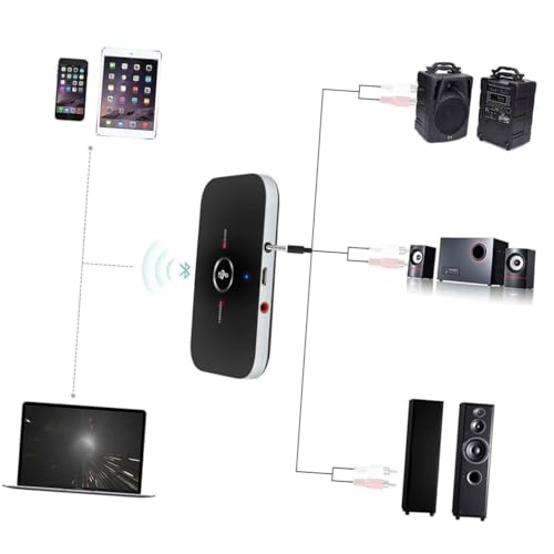Uonlytech USB-Wireless-Adapter MP3-Sender USB-Sender kabellos Adapter für Audioempfänger reciever für Fernsehen Audio-Adapter Sender und Empfänger multifunktionaler Sender Rechner b6 von Uonlytech